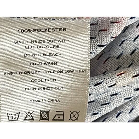 Inaka Power Shorts Mens Small Blue Pink Retro Print 5" Lightweight Stretch Mesh - Picture 8 of 9